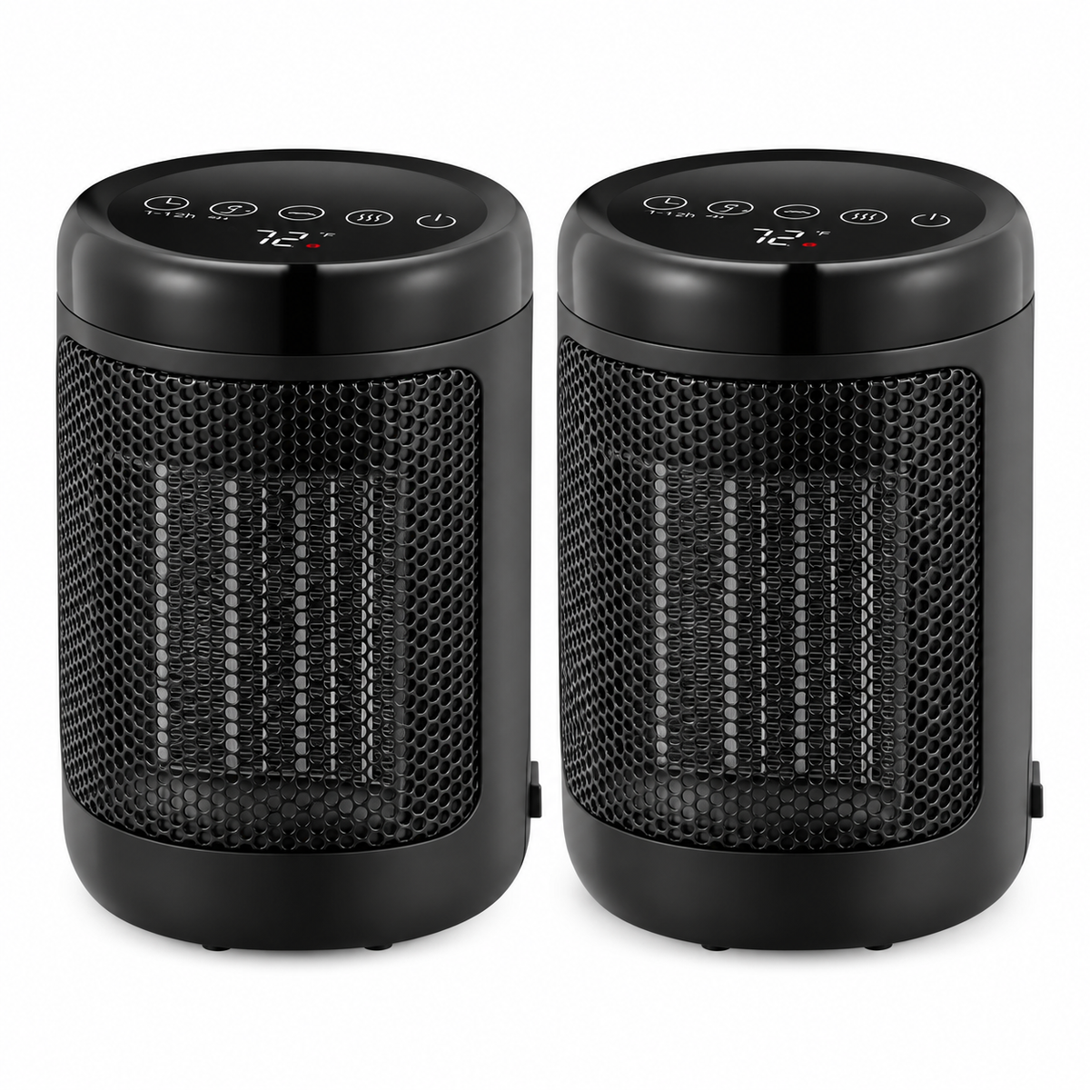 OmniHeat Digital Ceramic Personal Heater 2-Pack, image 3